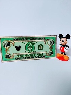 mickey Minze dolar mickey Maus Disney Deko Rechnung Haus Dekor mickey Maus 3d print model - Mito3D