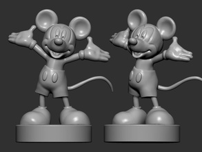 mickey mouse rat lab nature hamster popular syrian terrarium laboratory pc art sculptures 3d print model - Mito3D