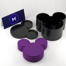 mickey mouse bath handmade handcraft diy bathbomb tub spa relax bomb mold mould business press hobby mechanical parts 3d print model - Mito3D