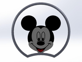 mickey mouse ear fun disneyland 3dmodels 3d printing 3dprinting art 3d print model - Mito3D