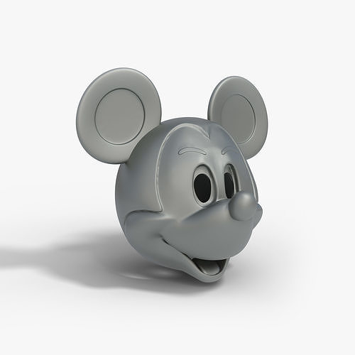 Mickey ratón casco dibujos animados disney usable estatua escultura traje cabeza máscara pasatiempo bricolaje diy 3D print model - Mito3D