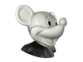 mickey ratón casco toon dibujos animados donald mentecato disney emoción estatua plutón escultura arte traje máscara rata tierra cabeza juegos juguetes 3d print model - Mito3D