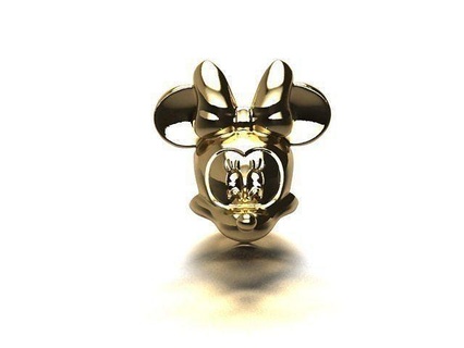 Mickey ratón joyería joya oro plata imprimible diamante anillo collar pulsera Pandora colgante pendiente Mouse mickeymousejoyas nuevocolgante nuevajoyas colgantes 3d print model - Mito3D