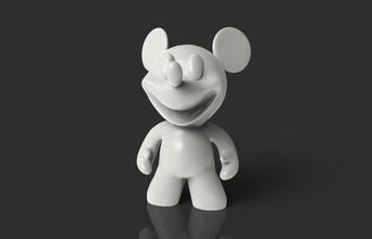 mickey maus spielzeug mickey karikatur abspielen spiel kunst spiele spielzeuge 3d print model - Mito3D