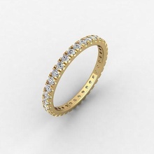 micro cortar eternidade banda anel 3d modelo render jóia gema noivado Casamento jóias diamante imprimível ouro joalheria engagem moda esterlina branco brilhante solitário beleza argolas 3d print model - Mito3D