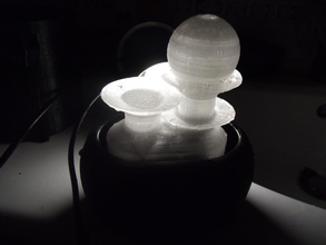 micro fonte a casa mini água bomba o ar interior decoração de 3d print model - Mito3D