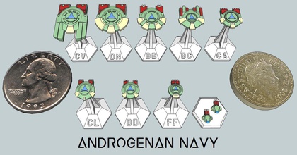 microfleet androgenan marinha nave pack estrela caminhada a frota estelar empresa federação starmada startrek andromedans jogos brinquedos de outros 3d print model - Mito3D
