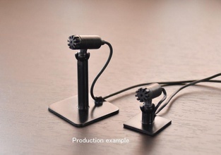 microphone supporter diy trousse électronique électret condenseur enregistrement voix bureau monaural main loisir 3d print model - Mito3D