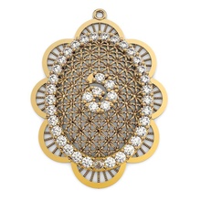 moyen-orient style 3d bijoux pendentif imprimable modèle de l'or à l'argent les dubaï or saoudite arabes en arabe jaune d'argent la livre sterling 24k fantaisie meilleurs meilleur mieux haut top pendentifs 3d print model - Mito3D