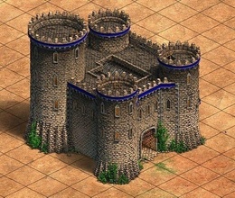 mezzo orientale castello età of imperi ii 2 giochi giocattoli tavola 3d print model - Mito3D
