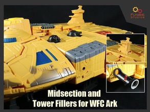 sezione mediana torre riempitivi trasformatori wfc regno arca titano giochi giocattoli 3d print model - Mito3D