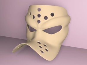 puissant canards masque 3d impression modèle sport charlatan haute poly mode 3d print model - Mito3D