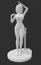 mikasa ackerman mulher anatomia estatueta estátua divindade shingeki kyojin ataque los titãs jogos brinquedos 3d print model - Mito3D