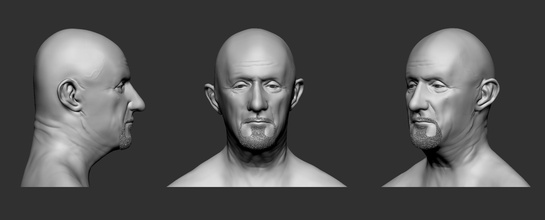 mike face ehrmantraut bad call saul movies series action ass famous sculpture scan replica collectible zbrush 3dsmax art sculptures 3d print model - Mito3D
