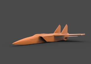 mikoyan-gurevich mig-25 mig 25 aereo aeromobili fighter jet foxbat sovietica hobby il fai da te automotive 3d print model - Mito3D