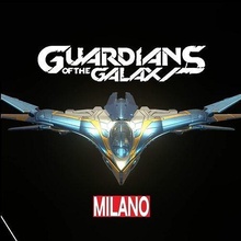milano guardians of galaxy ship space sci fi scifi marvel nasa hero games toys spaceship air vehicle military 3d print model - Mito3D