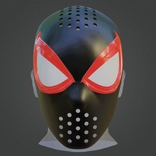 miles morales ps5 inspired face shell commission spider man mask helmet art ps4 faceshell marvel cosplay props movie comics hobby diy 3d print model - Mito3D