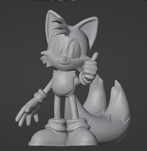 miles tails - sonic 01 character cartoon art toy game movie collectables games toys 3d print model - Mito3D