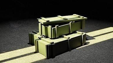 military box military box stash stacks storage package art package box storage box  3d print model - Mito3D