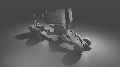militaire véhicule armes feu robot machine technologie impression guerre concept 3d jeu mécanique lune jeux jouets 3d print model - Mito3D