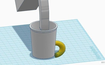 milch tasse unternehmen papier kaffee isoliert büro glasiert technologie familie illustration paket präsentation weiß nahansicht werbung wissenschaft mathematik 3d print model - Mito3D