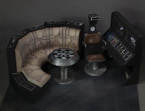 millennium falcon set diorama - star wars inspired games toys 3d print model - Mito3D