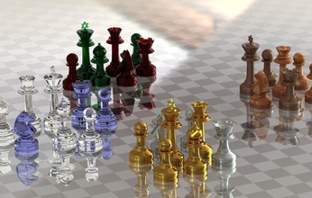 milosaurus staunton-inspired star of david chess set jew judaism jewish hebrew chessmen chessman pieces pawn bishop rook queen king knight board games toys 3d print model - Mito3D