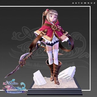 mimi houllier atelier totori anime girl beauty fighter games action figure toy fantasy boots coar spear character printable fashion woman art sculptures 3d print model - Mito3D