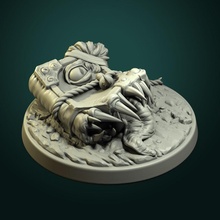 mimic spellbook sculpture tabletop character boardgame dnd dndminiature pathfinder games toys miniature highdetail mythology creature magical art board 3d print model - Mito3D