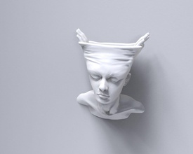 mente scappa arte scultura 3dart moderno interni design decorazione contemporaneo sculture 3d print model - Mito3D