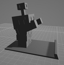 minecraft baskı bakır golem kulp destek telefon yazdır yazdırılabilir 3dprint heykel pla bina fantezi kurgusal yaratık iplik 3d yazıcı şekil sanat oyun karakter ab hobi kendin yap 3d print model - Mito3D