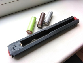 minelab batterie fall mantel 18650 metall detektoren forscher safari hobby diy 3d print model - Mito3D
