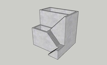 mini concrete planter box01 design furniture 3dprint box hand downtown silicone desk stash headphones paper city block house accessories 3d print model - Mito3D