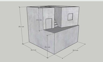 mini somut ekici box15 kutu kentsel kent tencere vazo silikon kalıp el yapımı 3dprint sıra dekor dekoratif yazdır basitlik ev eşyaları yazdırılabilir genel 3d print model - Mito3D