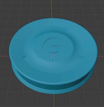 mini frisbee gravità disco all'aperto giocare gioco schifezza giochi giocattoli 3d print model - Mito3D
