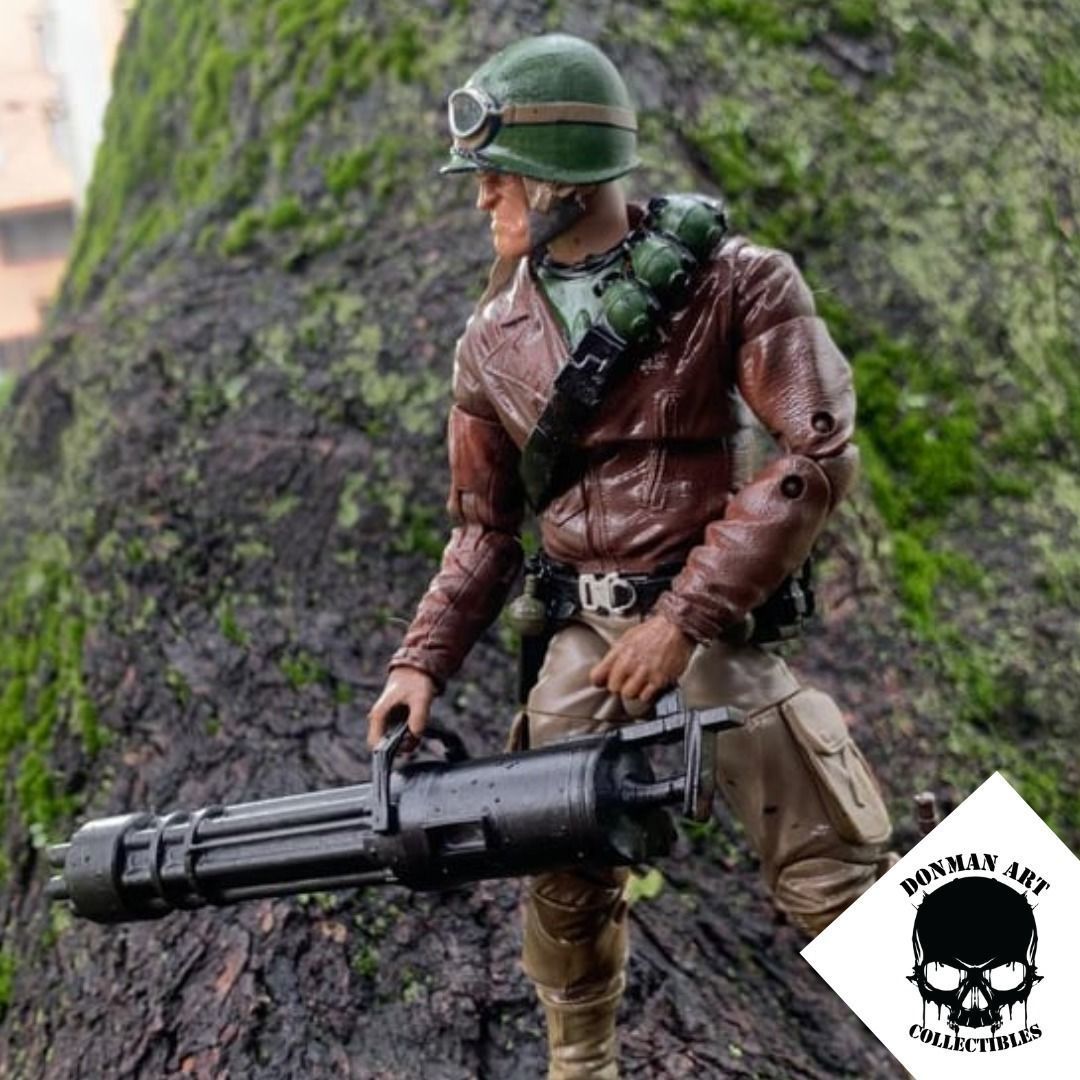 mini gun scale 1 12 action figures gijoe starwars marvellegends figure actionfigure weapon toy soldier military army danger infantry combat games toys statue junction warning 3D print model - Mito3D