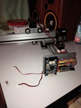 mini lazer gravür oymacı 20x40 nema 17 hobi diy mekanik parçalar 3d print model - Mito3D