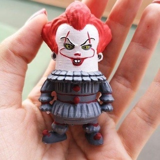 mini pennywise cute horror chibi wekster art sculptures 3d print model - Mito3D