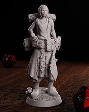 miniature - post apocalyptic zombie girl rpg female fantasy warrior weapon mmorpg woman person boardgame mmo game warcraft armor body character fanart games toys board 3d print model - Mito3D