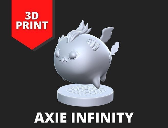 miniature axie infinity - bird 3d printable 3dprintable toys games gametoys axieinfinity beast axiegame slp nft print collectible beardgames character board hobby miniatures fantasy rpg 3D print model - Mito3D