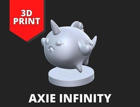 miniature axie infinity beast - 3d printable 3dprintable games gametoys axieinfinity axiegame slp nft print collectible beardgames character board hobby miniatures fantasy rpg toys 3d print model - Mito3D