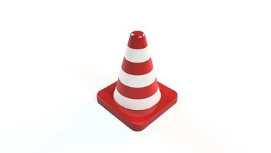miniatura bagaglio cono piramide 3d autostrada strada pontone riflettore regalo desktop arte giochi giocattoli 3d print model - Mito3D