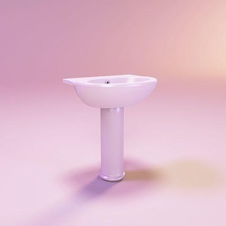 miniature dollhouse furniture sink washbasin 3d printed stl files gabby toy lol store doll house diy barbie set american chair table chairs games toys 3d print model - Mito3D