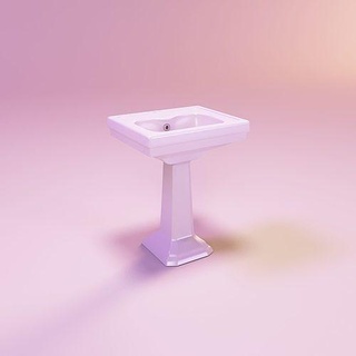 miniature dollhouse furniture sink washbasin 3d printed stl files gabby toy lol store doll house diy barbie set american chair table chairs games toys 3d print model - Mito3D
