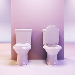 miniature dollhouse furniture toilet opening lid 3d printed stl files gabby toy lol store doll house diy barbie set american chair table chairs games toys 3d print model - Mito3D
