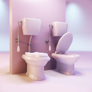 miniature dollhouse furniture toilet opening lid 3d printed stl files gabby toy lol store doll house diy barbie set american chair table chairs games toys 3d print model - Mito3D