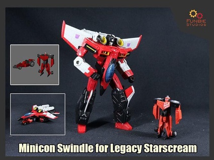 minicon swindle transformers legacy starscream armada games toys 3d print model - Mito3D