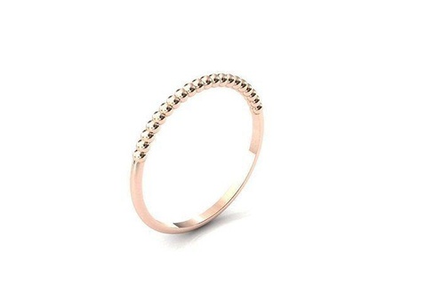 minimal Ring Schmuck Gold Silber druckbar Diamant Juwel Hochzeit Engagement engagem Kleidung Armband Ringe 3d print model - Mito3D