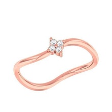 minimalistisch dünn licht wt frauen ring 3dm stl 1 hochzeit engagement juwel schmuck druckbar diamant gold gewicht ringe 3d print model - Mito3D