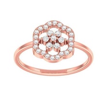 minimalist thin light wt women ring 3dm stl 1- render wedding engagement jewel jewellery printable diamond gold jewelry weight rings 3d print model - Mito3D